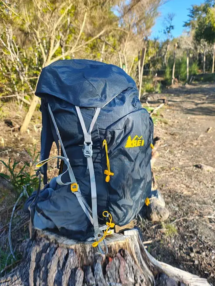 Mochila de senderismo REI FLash 65L gris - 3