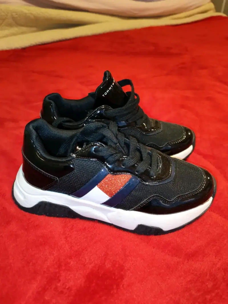 Zapatillas deportivas negras Tommy Hilfiger para niños - 1