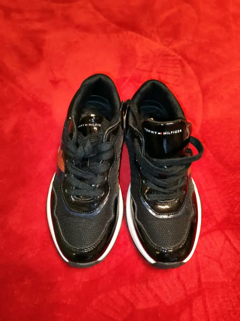 Zapatillas deportivas negras Tommy Hilfiger para niños - 4