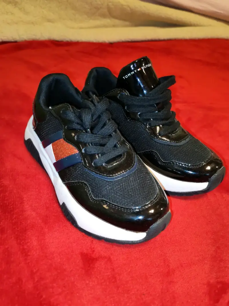 Zapatillas deportivas negras Tommy Hilfiger para niños - 5