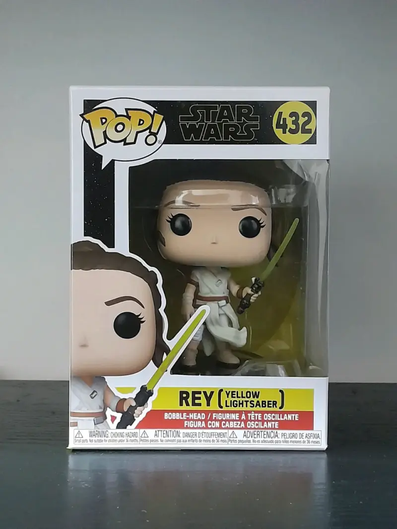 Funko Pop Rey con sable amarillo Star Wars - 1