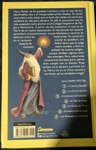 Libro Harry Potter y la piedra filosofal de J.K. Rowling - miniatura 2
