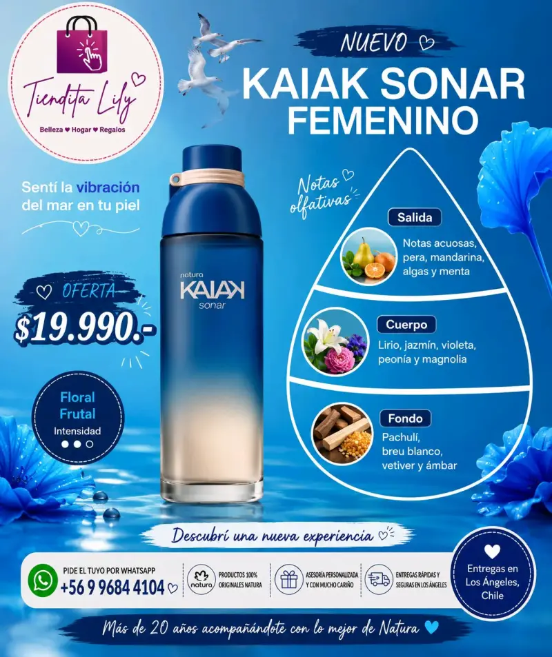 Perfume Natura Femenino Kaiak Sonar