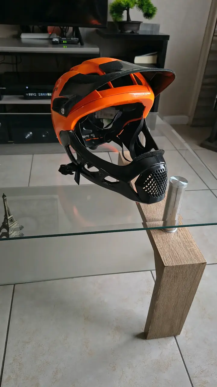 Casco de bicicleta Altitude K10 naranja con protección desmontable - 2