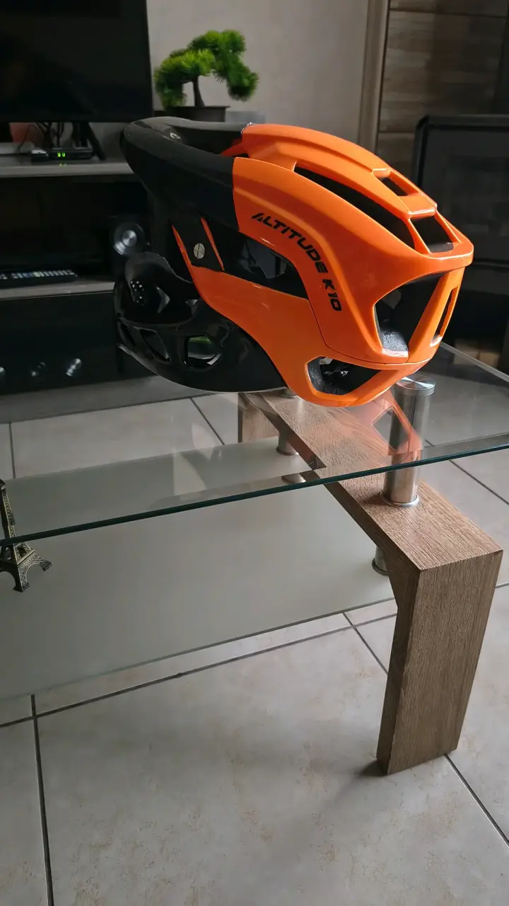 Casco de bicicleta Altitude K10 naranja con protección desmontable - 4