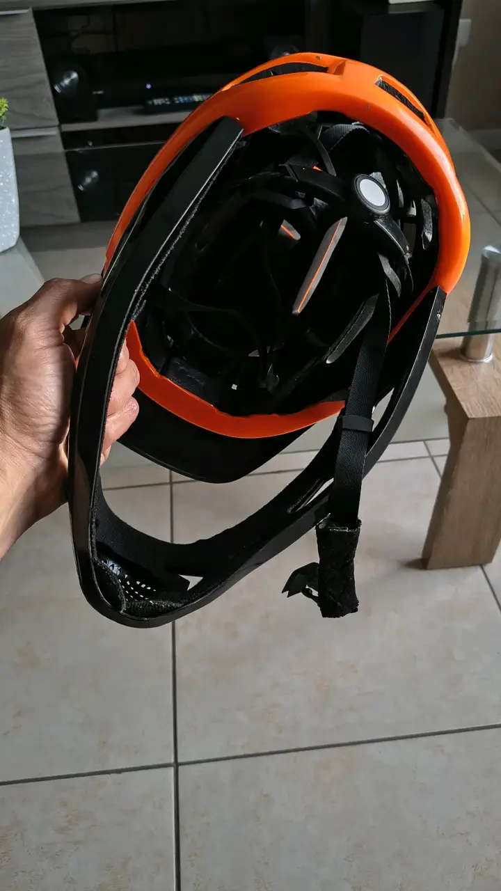 Casco de bicicleta Altitude K10 naranja con protección desmontable - 5