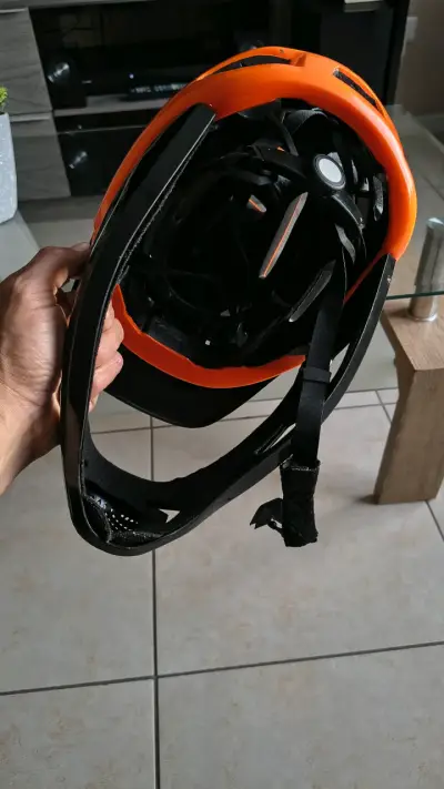 Casco de bicicleta Altitude K10 naranja con protección desmontable - miniatura 5