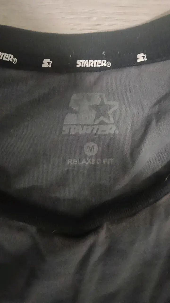 Polera manga larga Starter gris y negra - 2