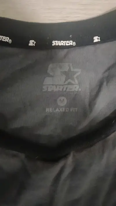 Polera manga larga Starter gris y negra - miniatura 2