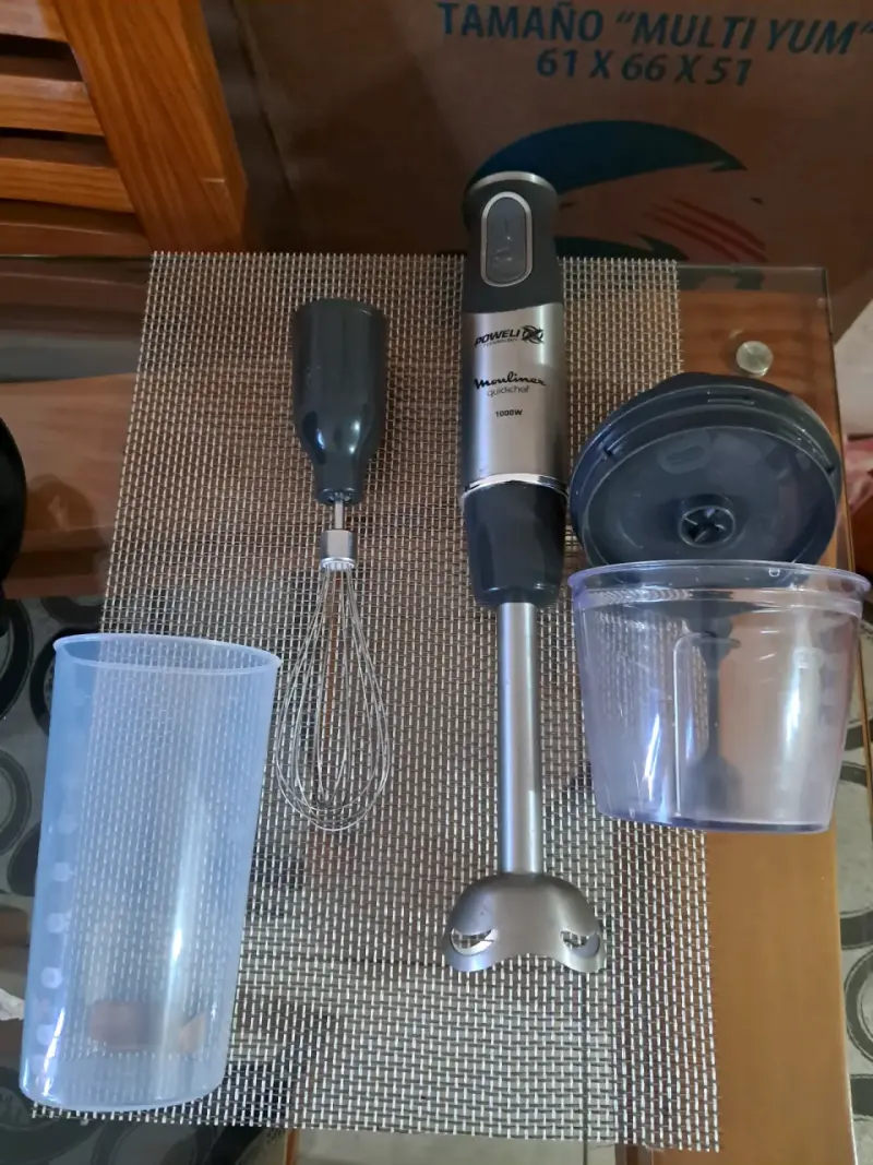 Batidora de Mano Moulinex Quickchef 1000W con Accesorios - 5
