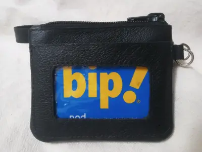Monedero 100% cuero con ventana para tarjeta - miniatura 4