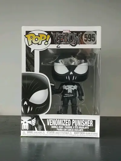 Funko Pop Venomized Punisher Marvel 595 - miniatura 1