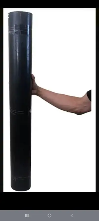 Rollo de plástico negro para construcción - miniatura 1