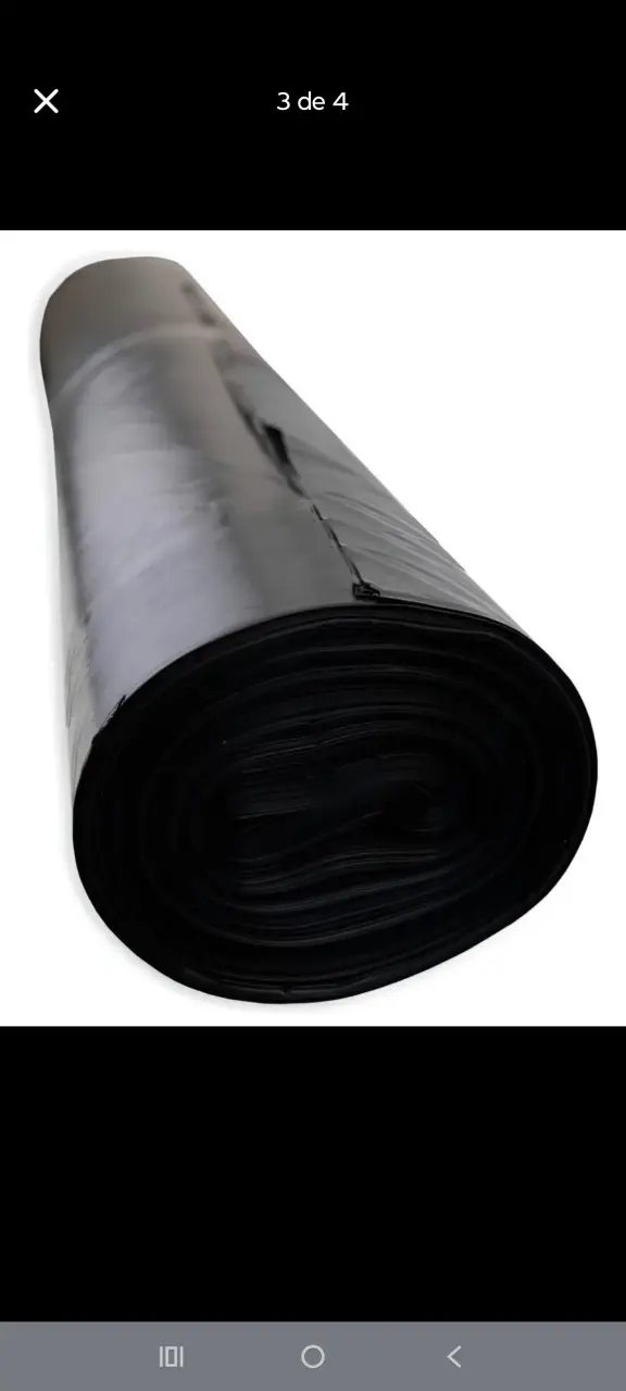 Rollo de plástico negro para construcción - 2