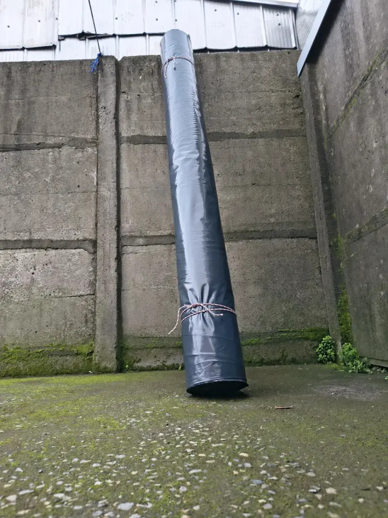 Rollo de plástico negro para construcción - 3