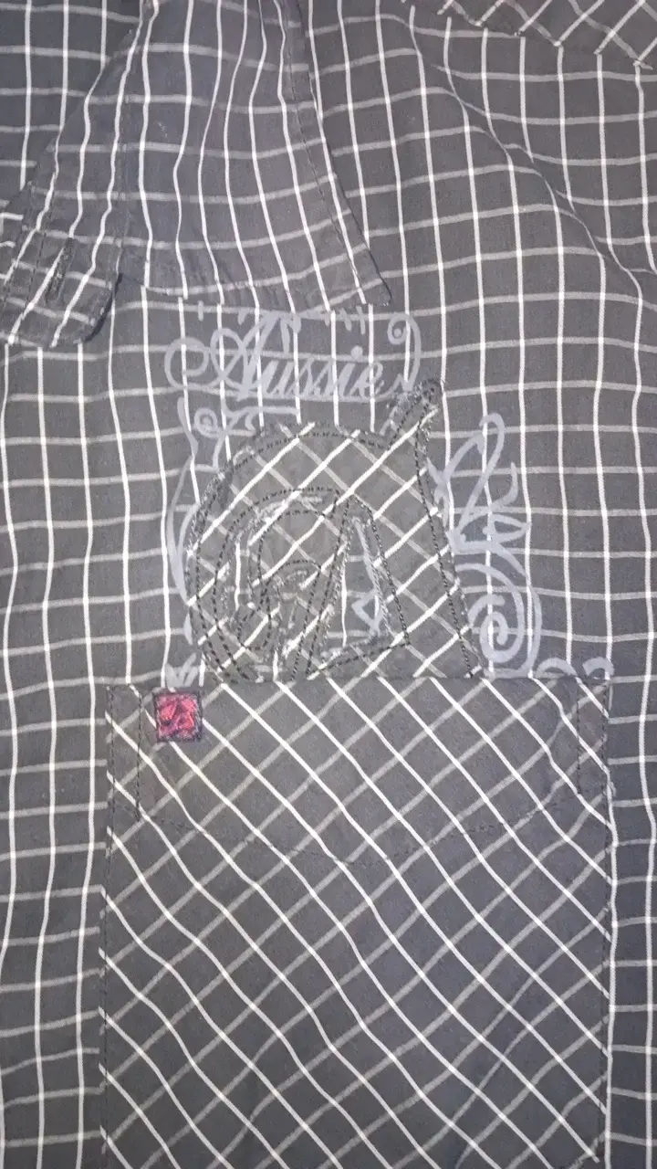 Camisa a cuadros manga corta para hombre - 2
