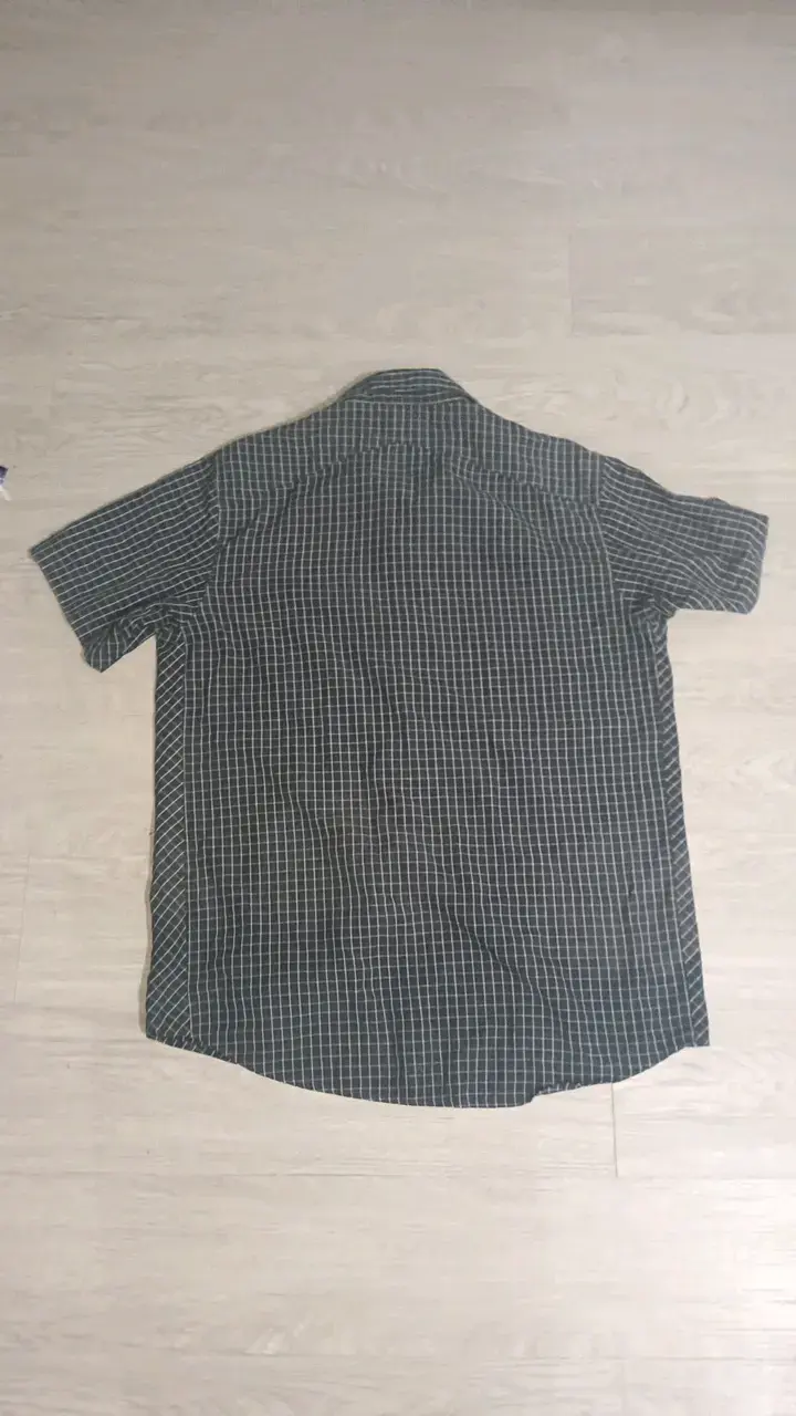 Camisa a cuadros manga corta para hombre - 3