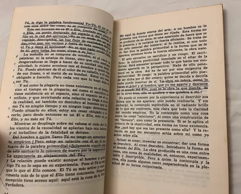Libro 'Yo y Tú' de Martin Buber (1era Edición) - 3