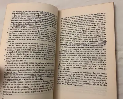 Libro 'Yo y Tú' de Martin Buber  (1era Edición) - miniatura 3