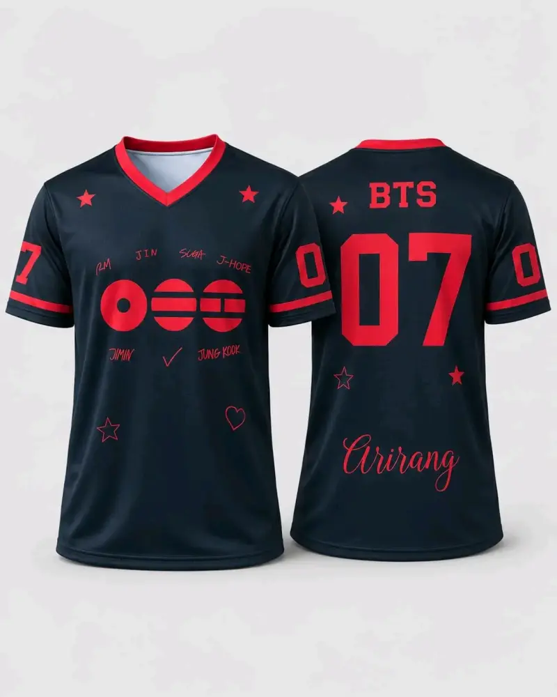 Camiseta tipo Jersey BTS - 2