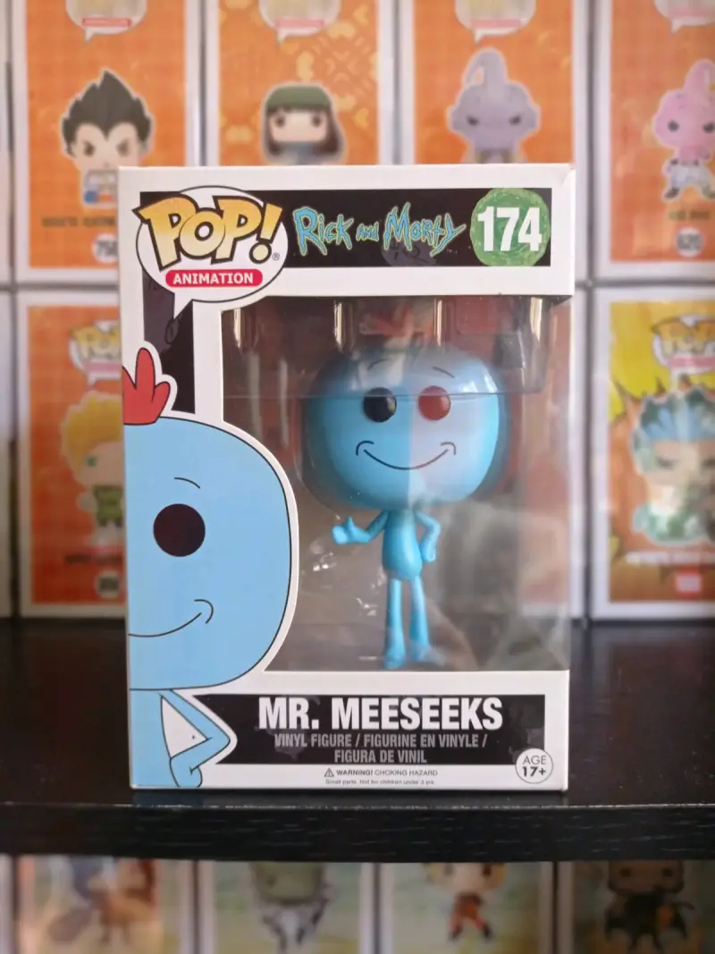 Figura Funko Pop Mr. Meeseeks de Rick and Morty - 1