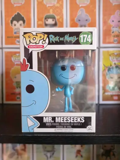 Figura Funko Pop Mr. Meeseeks de Rick and Morty - miniatura 1
