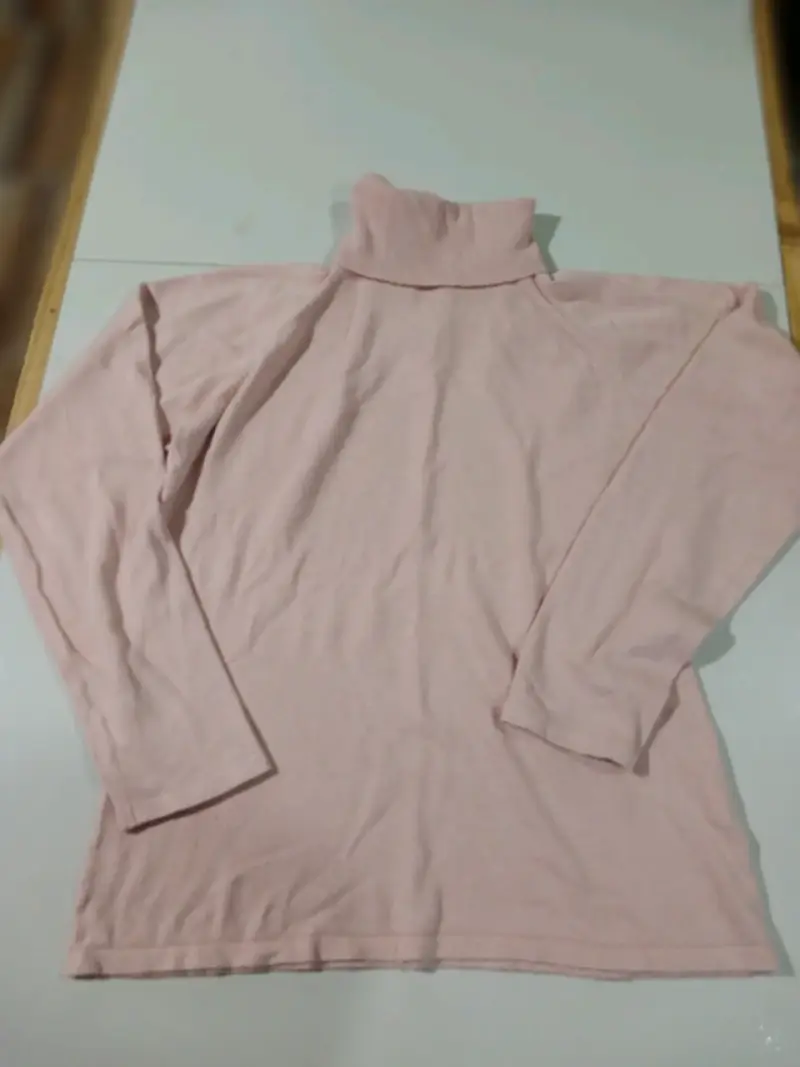 Suéter Cuello Alto Rosa Mujer - 2