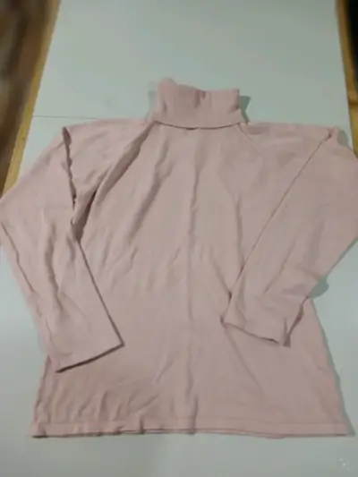 Suéter Cuello Alto Rosa Mujer - miniatura 2