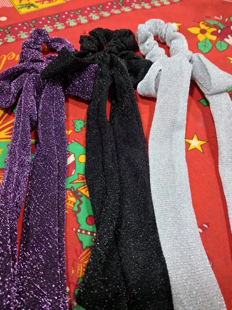 Set de 3 coleteros con lazo brillantes - 3