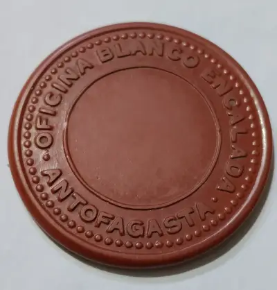 Ficha antigua Oficina Blanco Encalada Antofagasta - miniatura 1