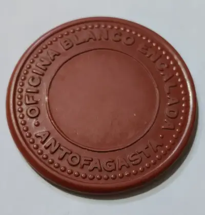 Ficha antigua Oficina Blanco Encalada Antofagasta - miniatura 3