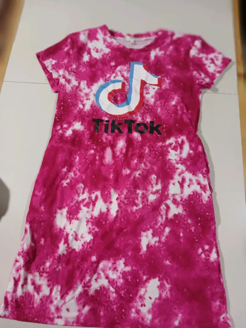 Vestido tie-dye TikTok para niñas