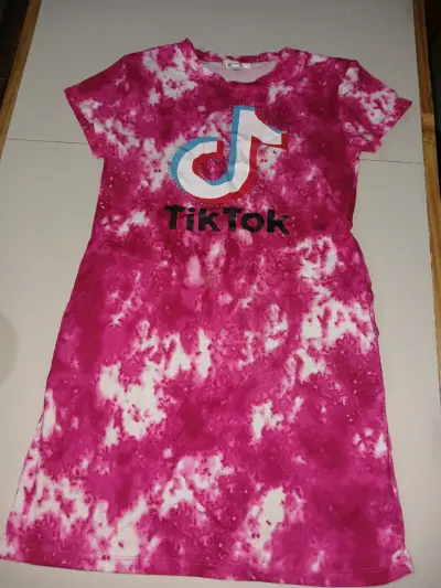 Vestido tie-dye TikTok para niñas - miniatura 2