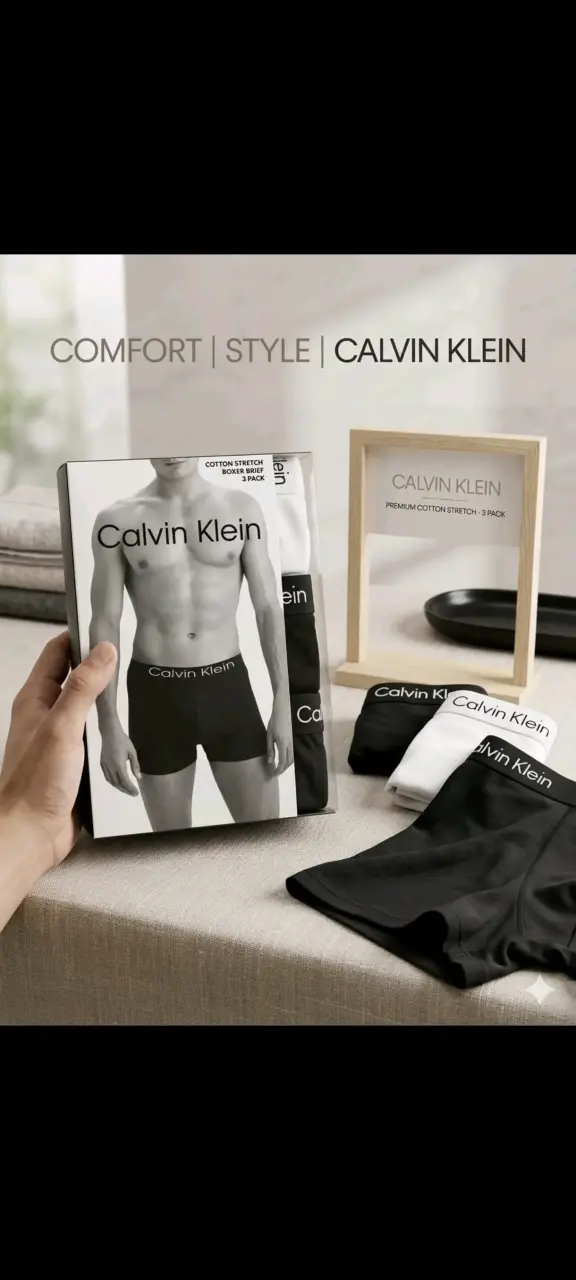 Calzoncillos Boxer Calvin Klein Algodón Stretch 3 Pack