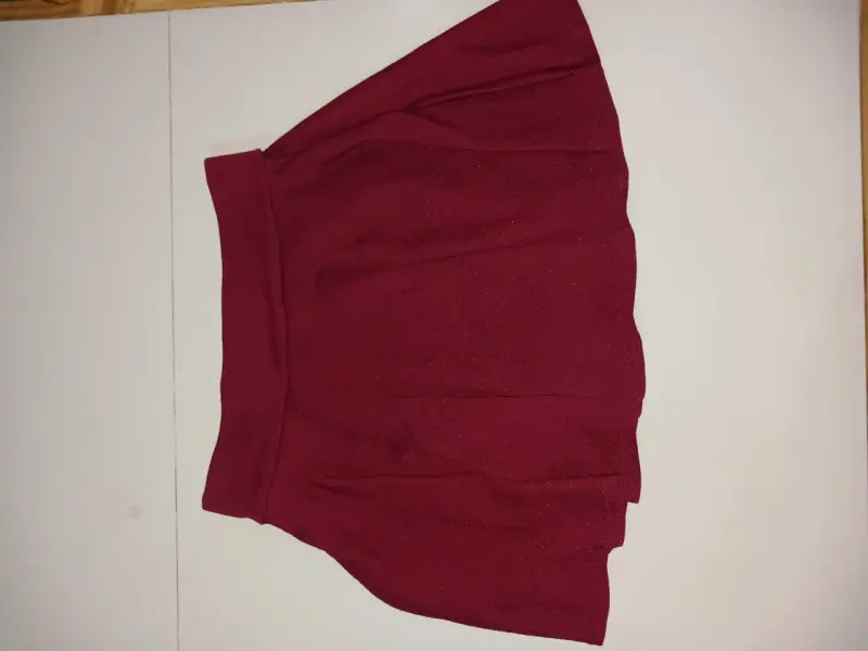 Falda corta roja para mujer - 2