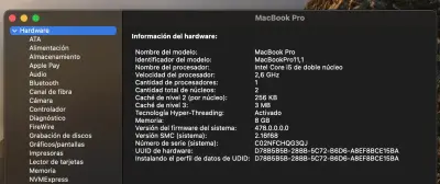 MacBook Pro 11, Intel Core i5, Memoria 8 Gb - miniatura 6