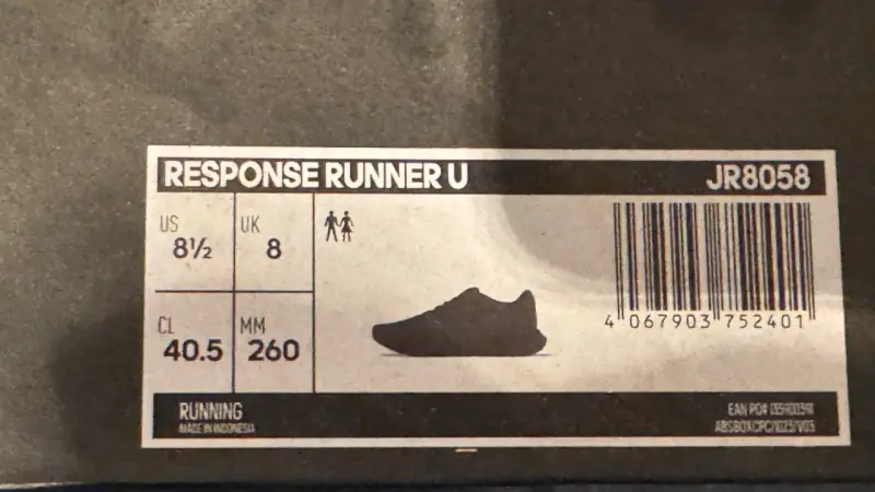Zapatillas Response Runner U talla 40.5 - 1