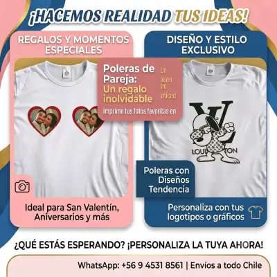 Poleras personalizadas con diseño exclusivo - miniatura 1