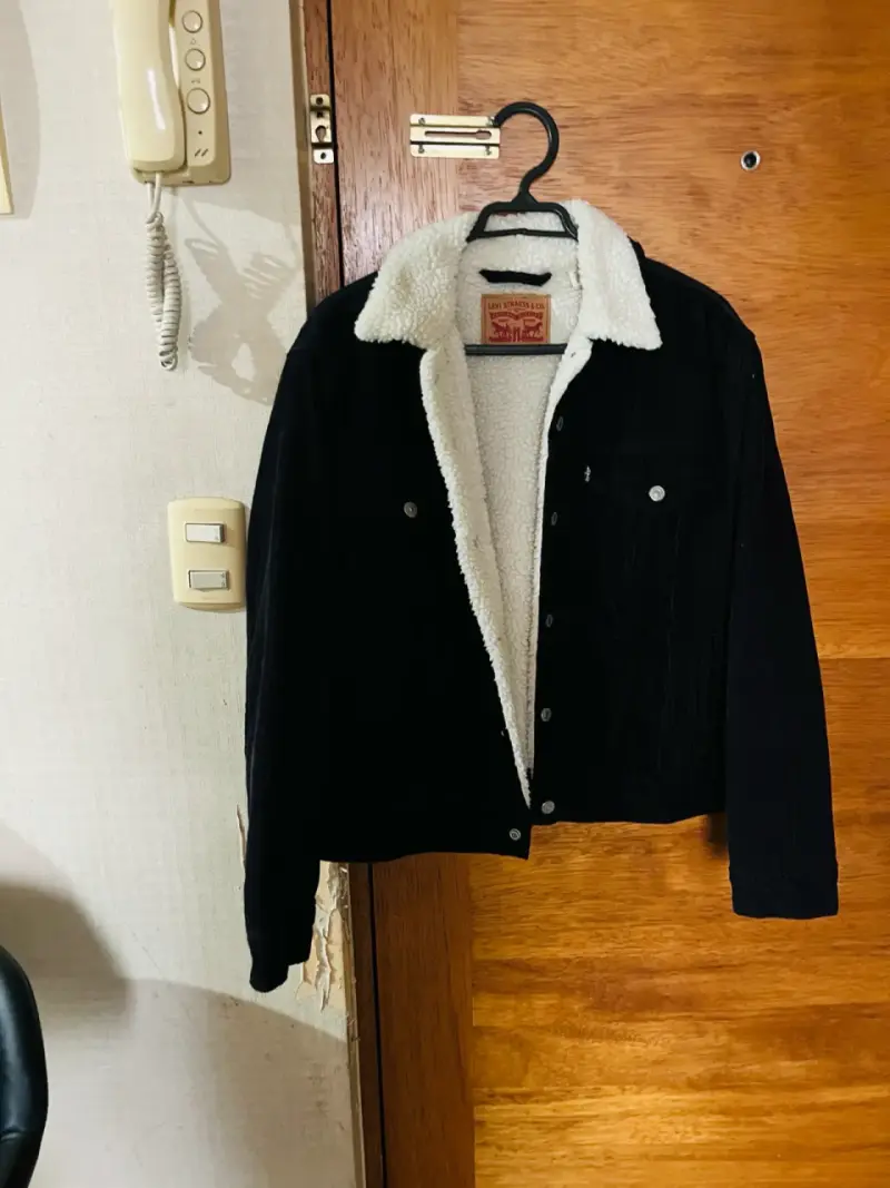 Chaqueta de cotele negra con chiporro Levi's - 1