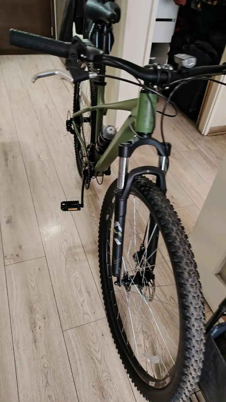 Bicicleta Oxford de Montaña Verde con Accesorios - 4