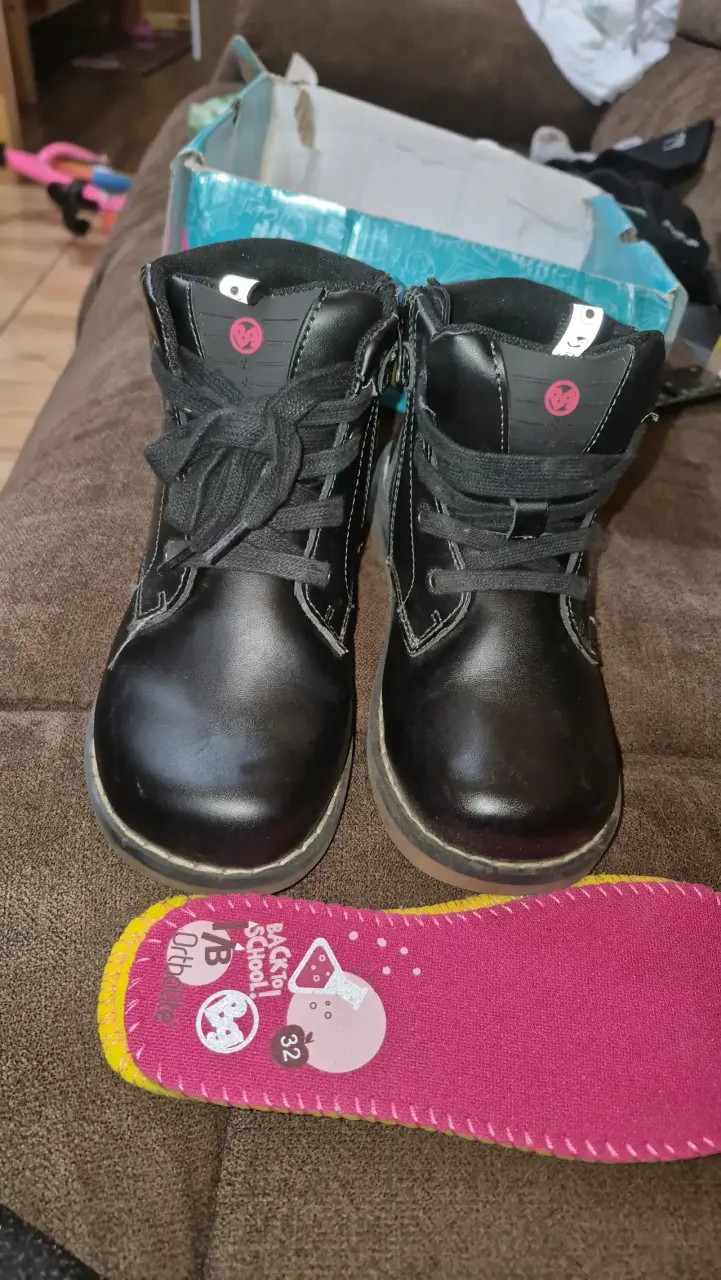 Zapatos negros para niña Bubble Gummers talla 32 - 2