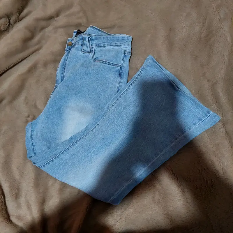 Jeans de mezclilla azul talla 50 para mujer - 1