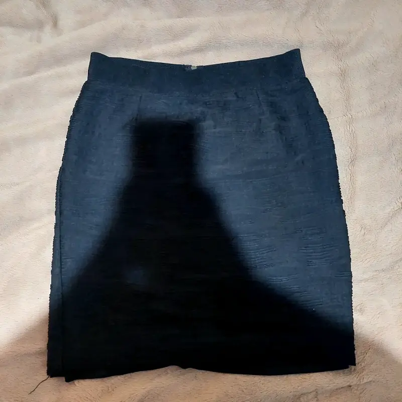 Falda negra elegante para mujer Talla L