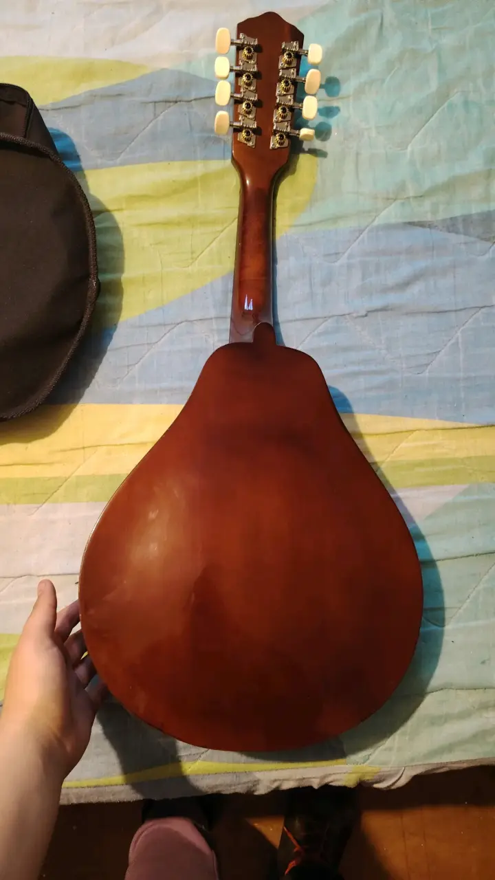 Mandolina acústica vintage en buen estado - 3