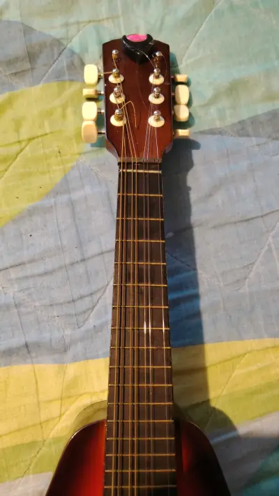 Mandolina acústica vintage en buen estado - miniatura 6