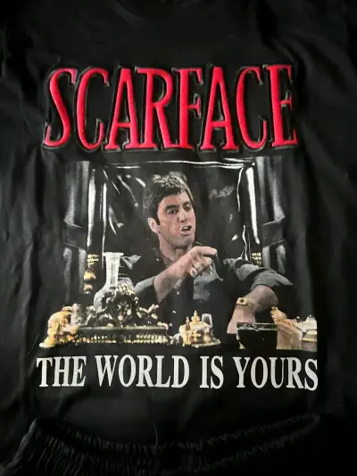 Conjunto de Polera y Short Scarface Negro - miniatura 2