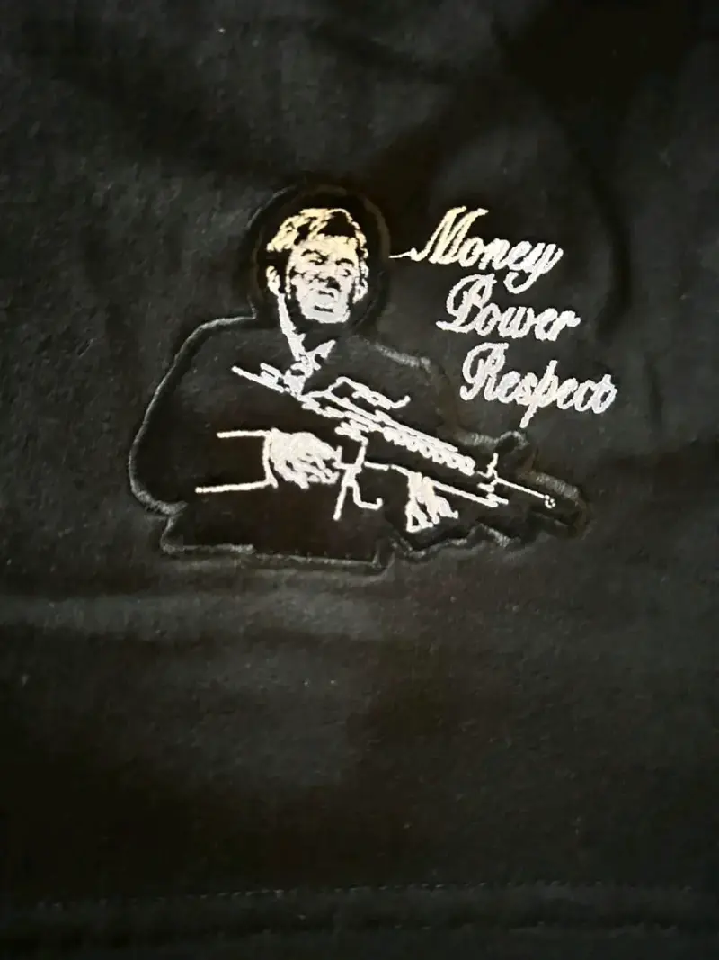 Conjunto de Polera y Short Scarface Negro - 4