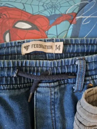 Pantalones de mezclilla para niños Federation talla 14 - miniatura 1