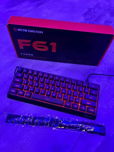 Teclado Gamer EWEADN F61 | Ergonómico - miniatura 3