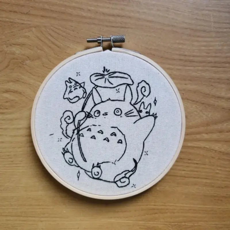 Bordado Totoro